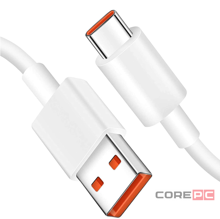 Usb Кабель-зарядка Xiaomi USB на Type-C 6A 2м белый