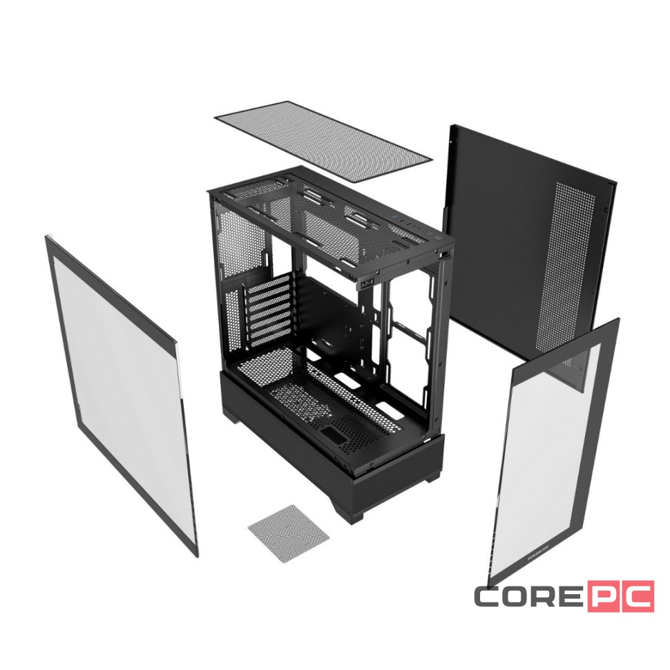 Компьютерный корпус Powercase MISTRAL C4B TG Black CMICB-L4