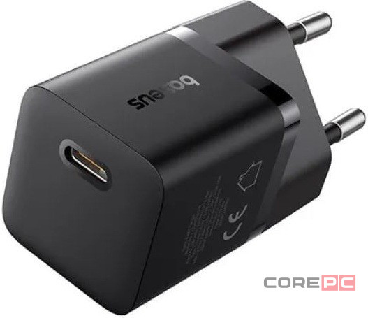 Сетевое зар. устр. Baseus GaN5 Fast Charger (mini) 1C 25W P10110909113-00 черное