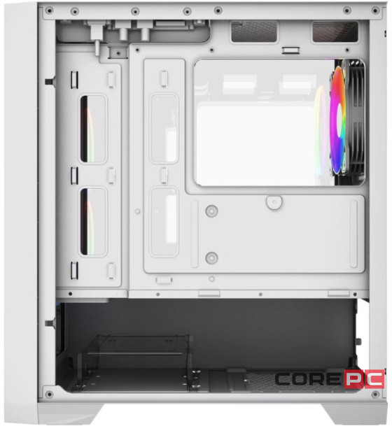 Компьютерный корпус Powercase ALISIO Micro Z3W ARGB V2 ARGB White (CAMZW-A3-V2)