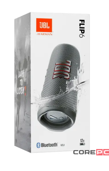 Bluetooth колонка JBL Flip 6 серая