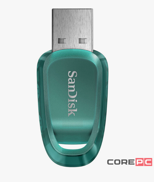 3.1 USB флеш накопитель SanDisk 64GB Ultra Eco морская волна SDCZ96-064G-G46