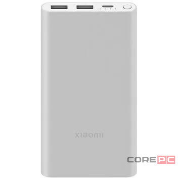 Powerbank Xiaomi 3 10000 мАч 2USB+Type-C 22.5W Fast Charge PB100DZM серебристый
