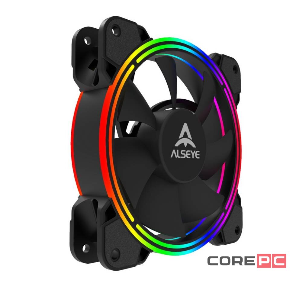 Вентилятор для корпуса ALSEYE RGB HALO40-S-RGB-OP PWM