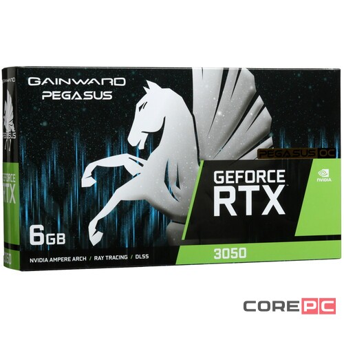 Видеокарта GAINWARD (NE63050S18JE-1070E) GeForce RTX 3050 6GB PEGASUS OC