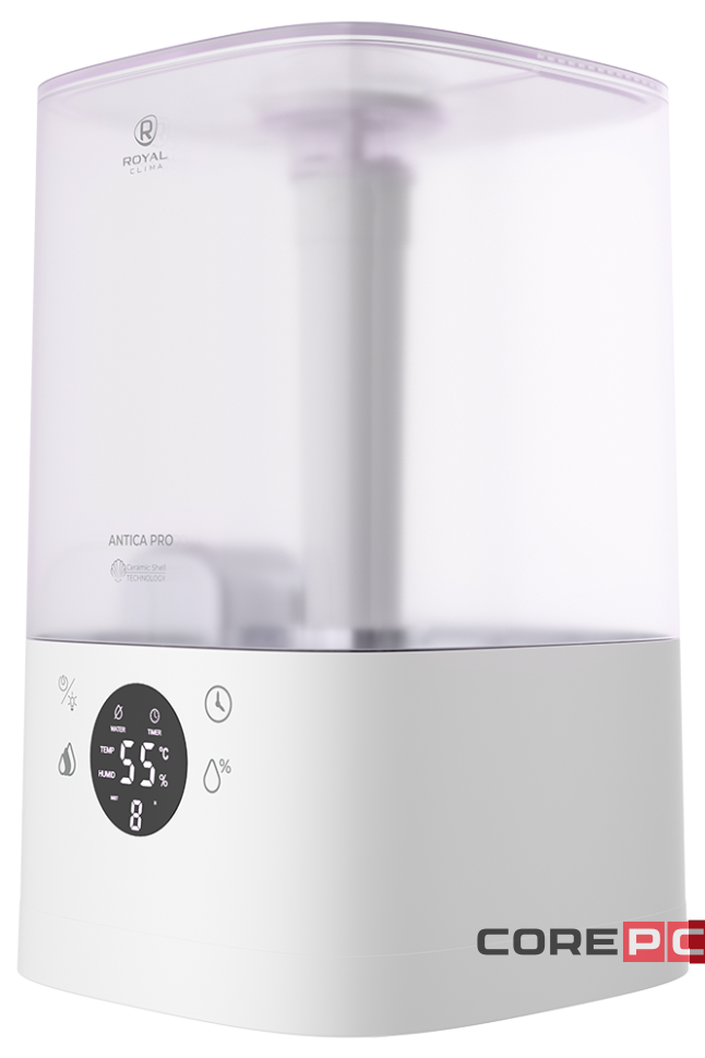Ультразвуковой увлажнитель серии ANTICA Pro RUH-ANP300/4.3E-WT