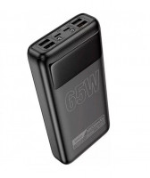 Powerbank Hoco DB81 30000mAh 4USB/2C 65W с дисплеем и фонариком черный
