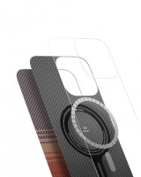 Накладка для i-Phone 16 Pro 6.3" Pitaka Tactile Woven case (Sunset)