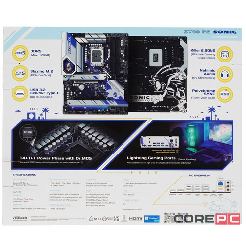 Материнская плата ASRock Z790 PG SONIC