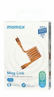 Usb Кабель-зарядка Type-C на Type-C Momax Mag.Link 100W DC35M 1м оранжевый
