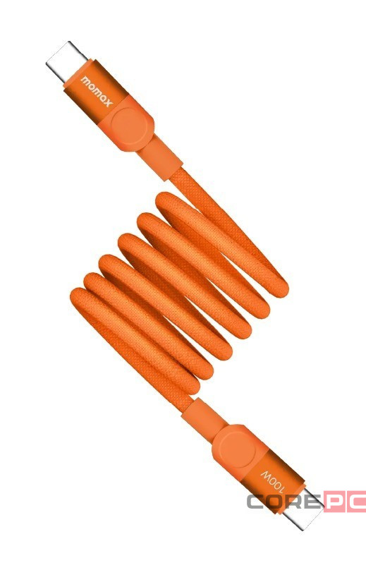 Usb Кабель-зарядка Type-C на Type-C Momax Mag.Link 100W DC35M 1м оранжевый