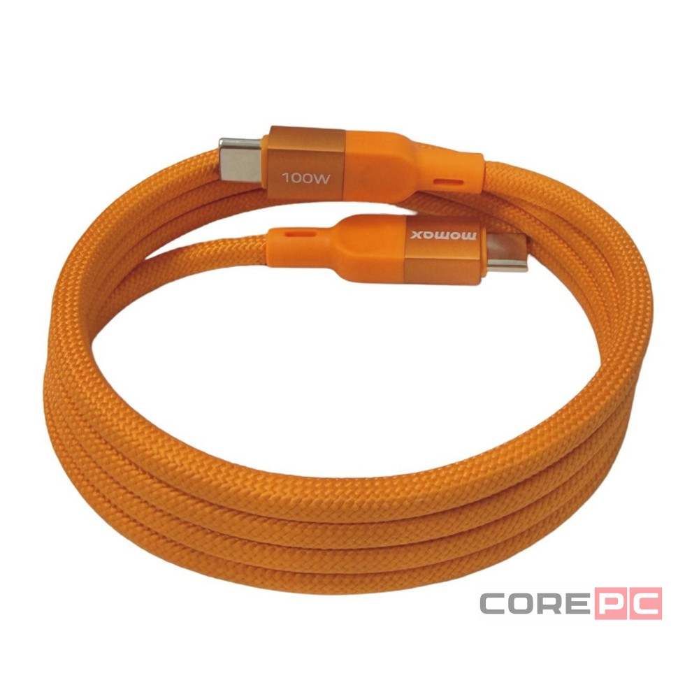 Usb Кабель-зарядка Type-C на Type-C Momax Mag.Link 100W DC35M 1м оранжевый