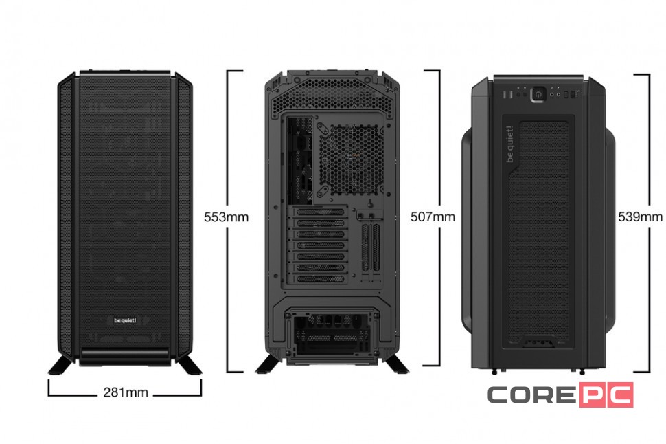Компьютерный корпус Be Quiet! SILENT BASE 802 WINDOW Black BGW39