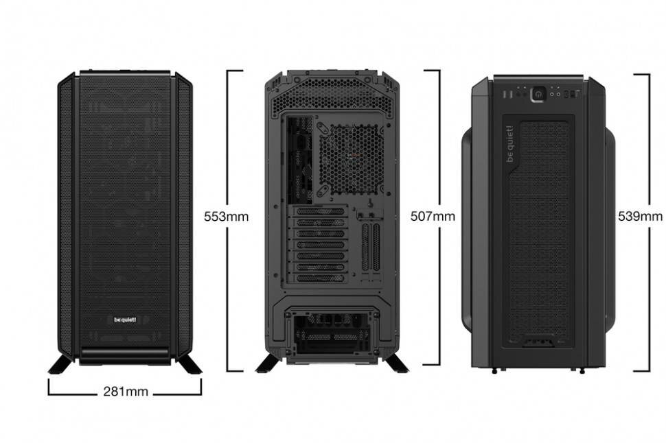 Компьютерный корпус Be Quiet! SILENT BASE 802 WINDOW Black BGW39