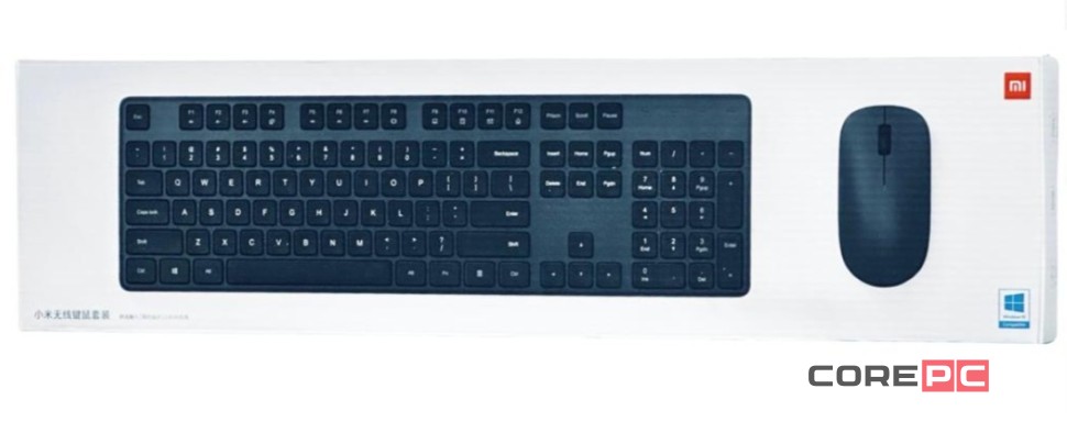 Клавиатура и мышь Xiaomi Mi Wireless Keyboard and Mouse Combo WXJS01YM черный