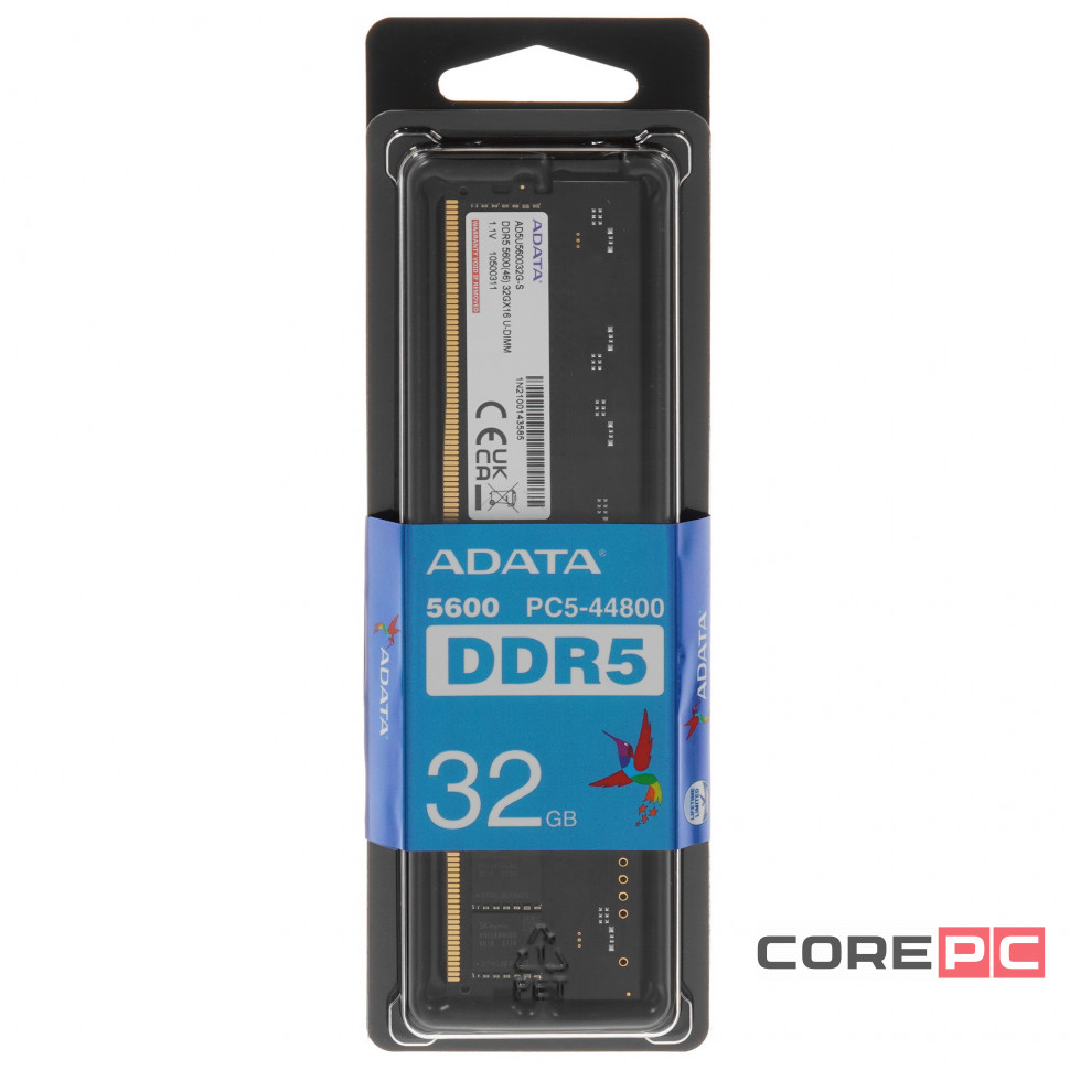Оперативная память 32 Gb 5600 MHz ADATA XPG (AD5U560032G-S)