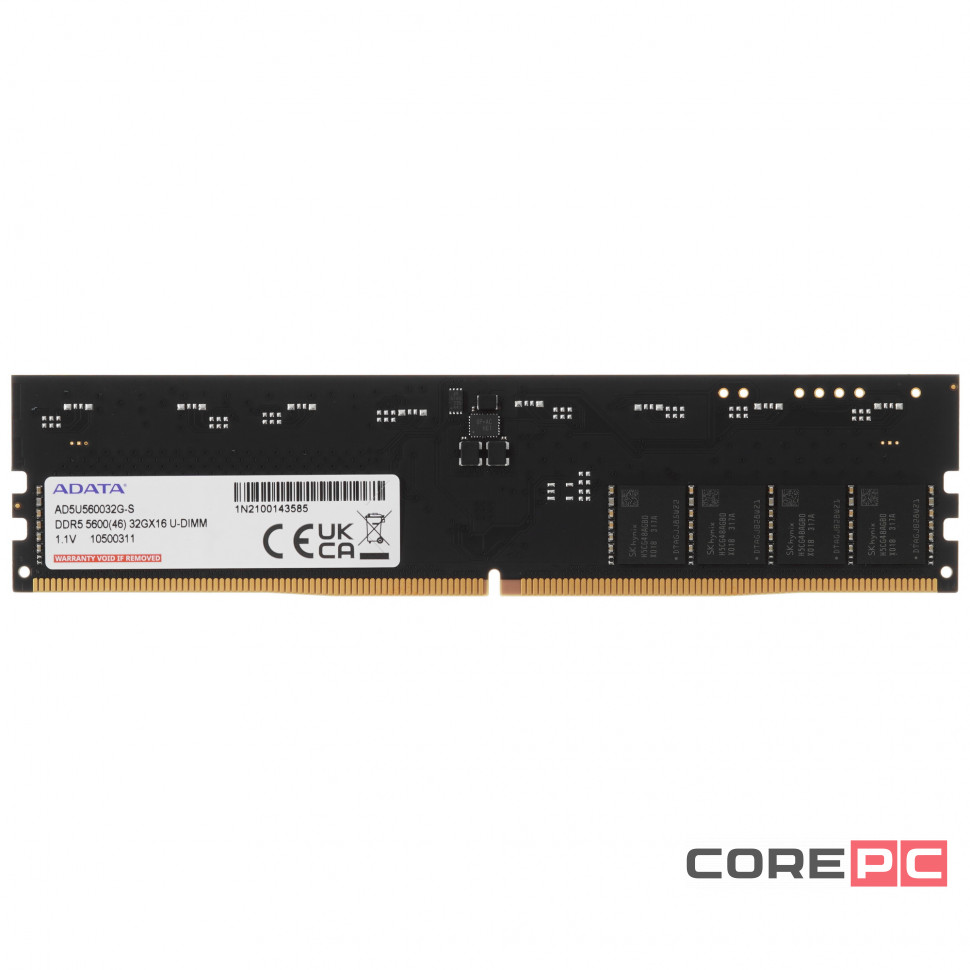 Оперативная память 32 Gb 5600 MHz ADATA XPG (AD5U560032G-S)