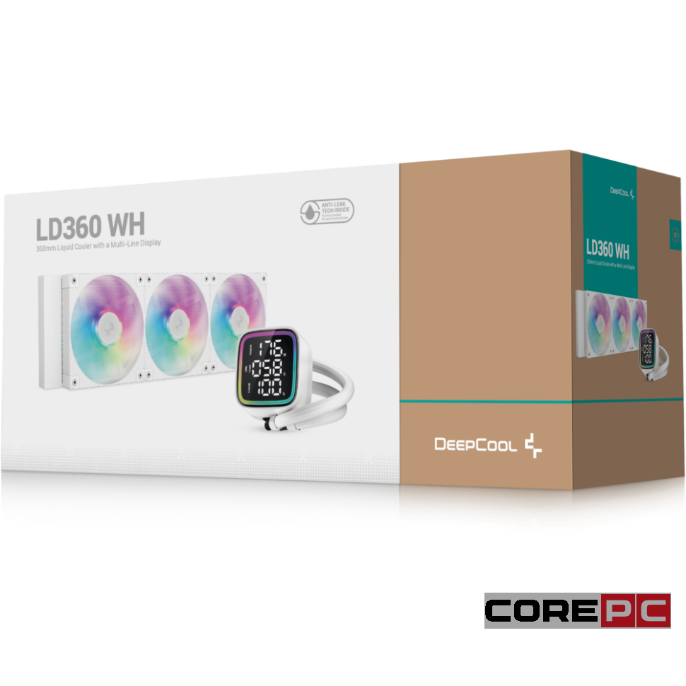 Система жидкостного охлаждения для процессора Deepcool LD360 White (R-LD360-WHDMMN-G-1)