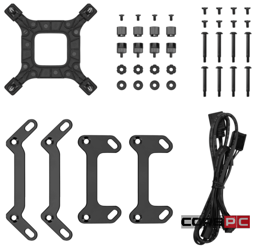 Система жидкостного охлаждения для процессора Deepcool LQ240 Black (R-LQ240-BKLSMW-G-1)