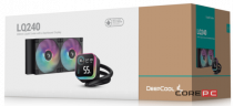 Система жидкостного охлаждения для процессора Deepcool LQ240 Black (R-LQ240-BKLSMW-G-1)