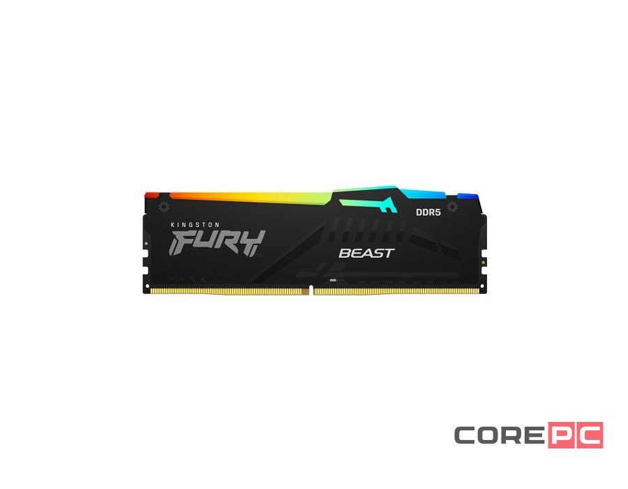 Оперативная память 32 Gb 6000 MHz Kingston FURY Beast RGB Black (KF560C30BBEAK2-32)