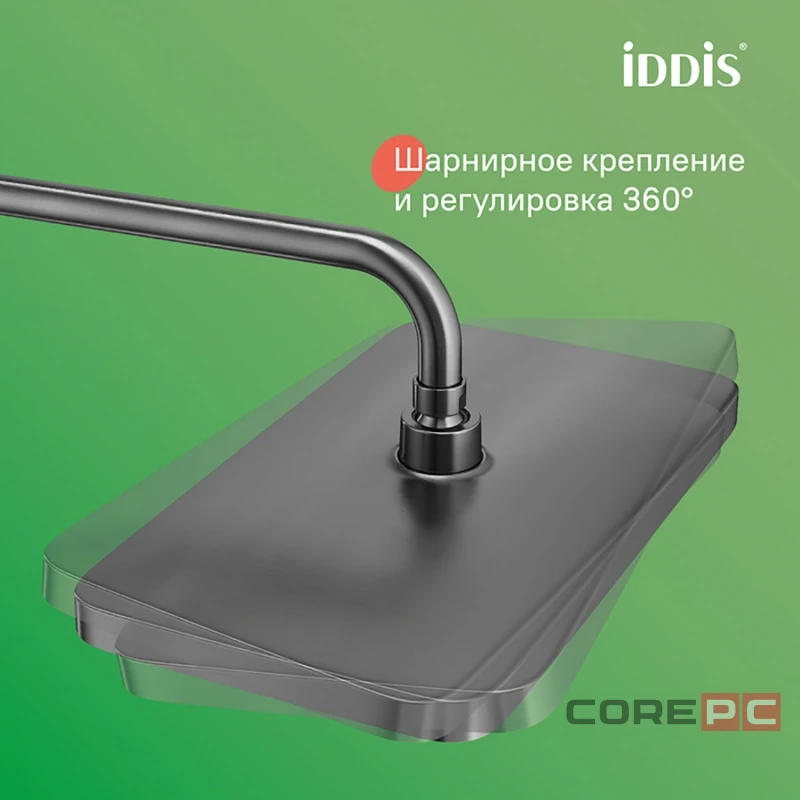 Душевая система Iddis 35к PARGM3Fi06 Паркер (Parker) лейка тропический душ графит матовый