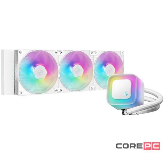 Система жидкостного охлаждения для процессора Deepcool LE360 V2 WH ARGB White
