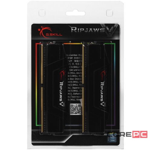 Оперативная память 32 Gb 3200 MHz G.Skill RIPJAWS V (F4-3200C16D-32GVK)