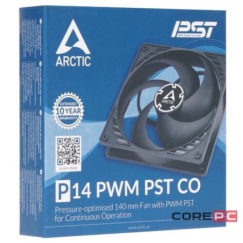 Вентилятор для корпуса Arctic Cooling ARCTIC P14 PWM PST CO black/black ACFAN00126A