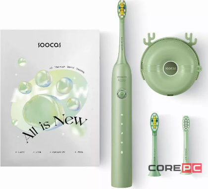 Электрическая зубная щетка Xiaomi Soocas D3 (зелёный)