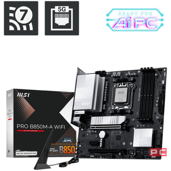 Материнская плата MSI PRO B850M-A WIFI