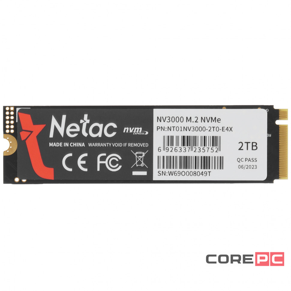 Твердотельный накопитель NETAC 2000 Gb NT01NV3000-2T0-E4X