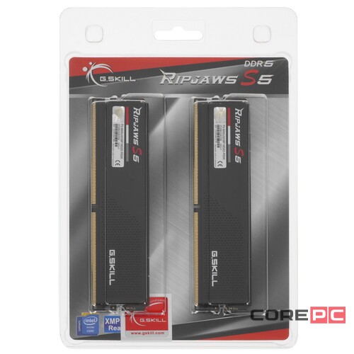 Оперативная память 32 Gb 6000 MHz G.Skill RIPJAWS S5 Black (F5-6000J3238F16GX2-RS5K)