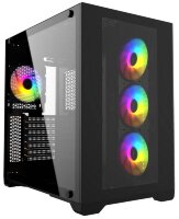Компьютерный корпус Powercase VISION Black CVBA-L4