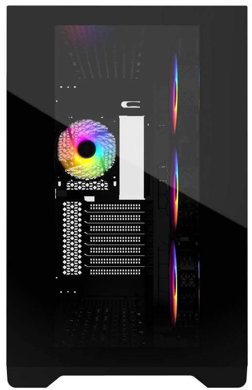 Компьютерный корпус Powercase VISION Black CVBA-L4