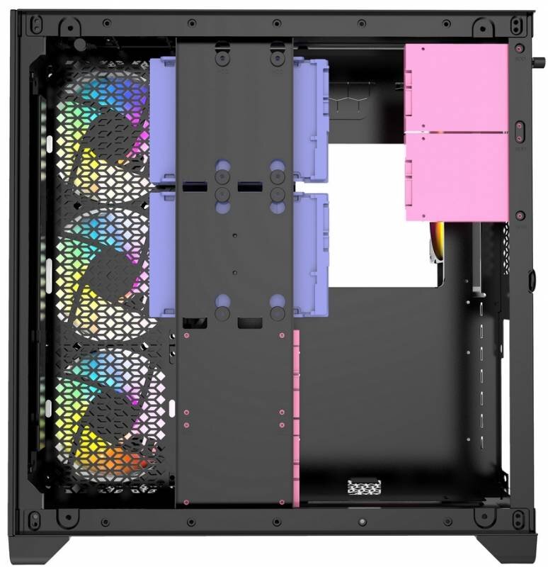 Компьютерный корпус Powercase VISION Black CVBA-L4