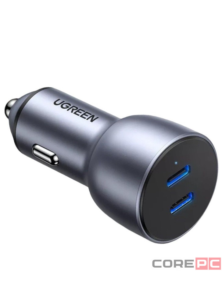 Автомобильное заряд. устр. Ugreen CD213 2C 60W серое