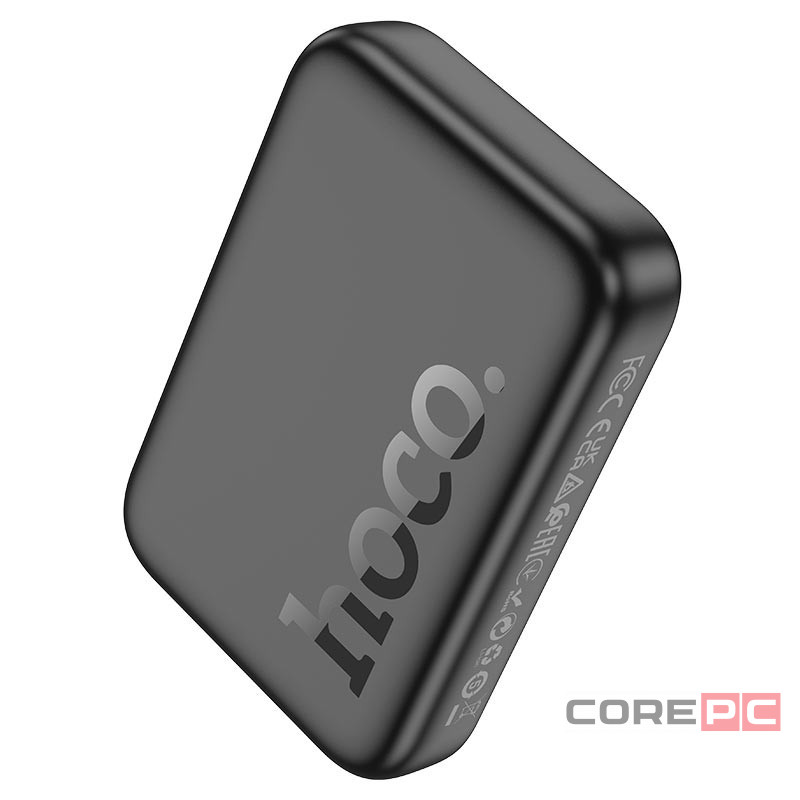 Powerbank с беспроводной зарядкой Hoco J117A Magnetic Wireless 10000mAh 20W чёрный
