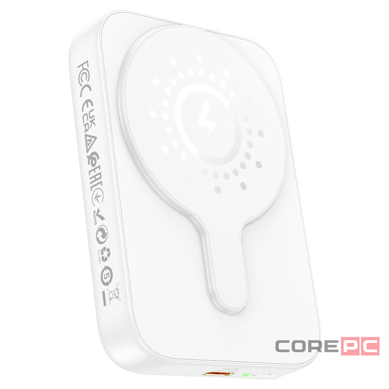 Powerbank с беспроводной зарядкой Hoco J117A Magnetic Wireless 10000mAh 20W чёрный