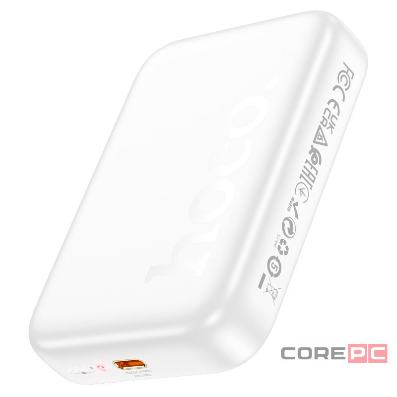 Powerbank с беспроводной зарядкой Hoco J117A Magnetic Wireless 10000mAh 20W чёрный