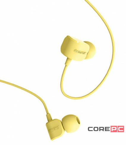 Проводная стерео-гарнитура Remax RM-502 Crazy Robot Jack 3.5mm (желтый)