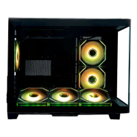 Компьютерный корпус XASTRA QR600M 6ARGB C10-UC Black LED Strip ARGB Black (QR600M-6FM12A-C10-UC-L)