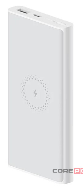 Powerbank с функцией беспроводной зарядки Xiaomi YOUTH 10000 мАч USB+C WPB15PDZM белый