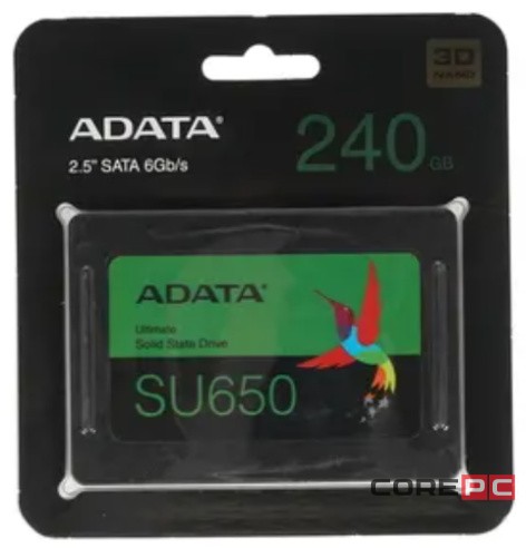 Твердотельный накопитель ADATA XPG 240 Gb ULTIMATE SU650 ASU650SS-240GT-R
