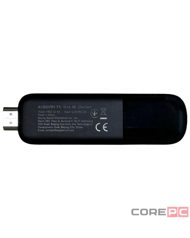 ТВ-приставка Xiaomi Mi TV Stick 4K 2nd Gen MDZ-33-AA (EU) черная