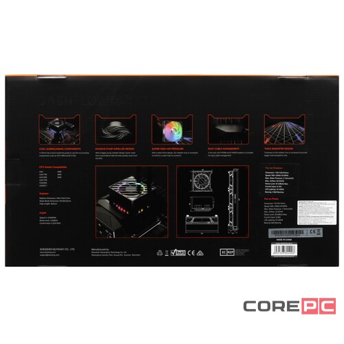Система жидкостного охлаждения для процессора ID-COOLING DASHFLOW 360 XT ARGB PWM