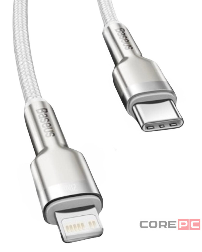 Кабель-зарядка Type-C на Lighting Baseus Cafule 20W 2м (CATLJK-B02) белый