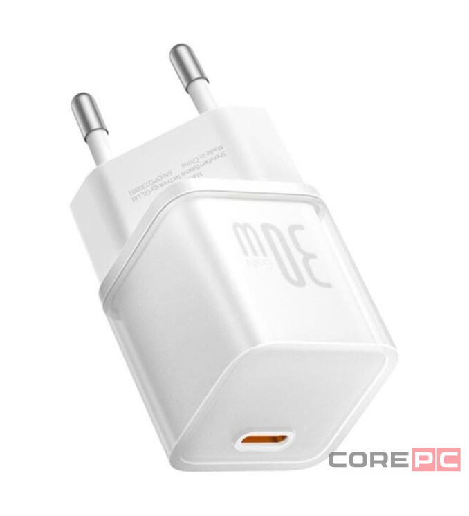 Сетевое зар. устр. Baseus GaN5S Fast Charger 1C 30W P10162504213-00 белое