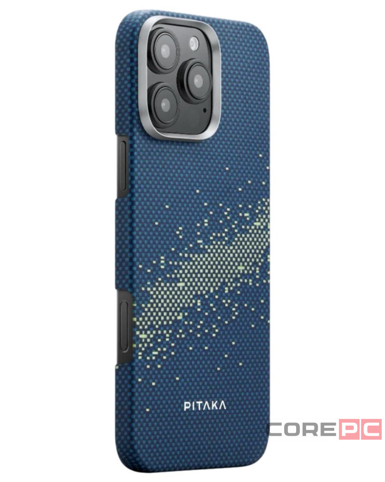 Накладка для i-Phone 16 Pro 6.3" Pitaka StarPeak Tactile Woven case (Milky way galaxy)