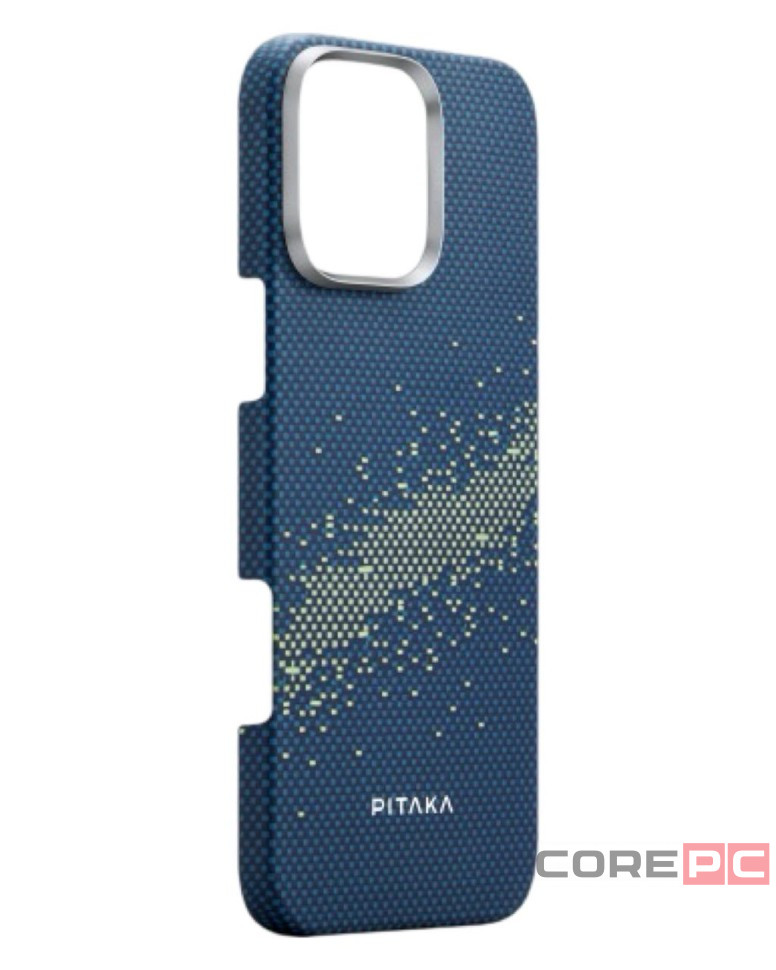 Накладка для i-Phone 16 Pro 6.3" Pitaka StarPeak Tactile Woven case (Milky way galaxy)
